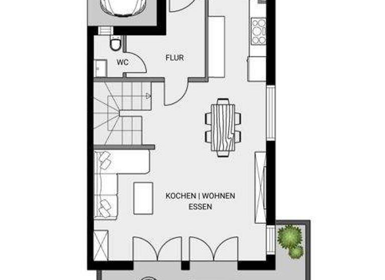 Reihenendhaus zum Kauf 1.315.000 € 5 Zimmer 158 m² 265 m² Grundstück Allach-Untermenzing München 80999