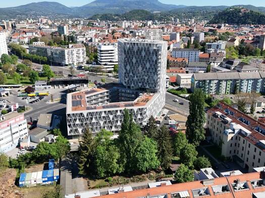 Wohnung zur Miete - Erstbezug 914 € 3 Zimmer 70,4 m² 9. Geschoss Kärntner Straße 1 Gries Graz 8020