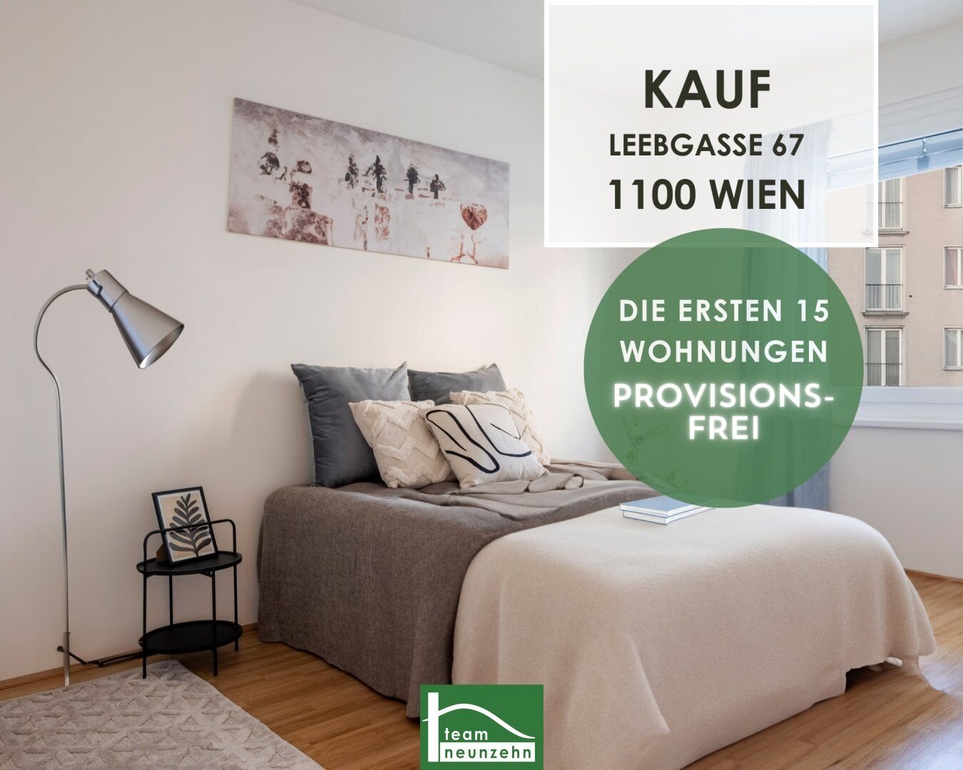 Wohnung zum Kauf provisionsfrei 380.700 € 2 Zimmer 51,7 m²<br/>Wohnfläche 6.<br/>Geschoss Leebgasse 67 Wien 1100