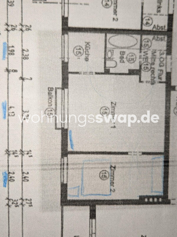 Studio zur Miete 520 € 2 Zimmer 42 m²<br/>Wohnfläche 3.<br/>Geschoss Wilmersdorf 10717