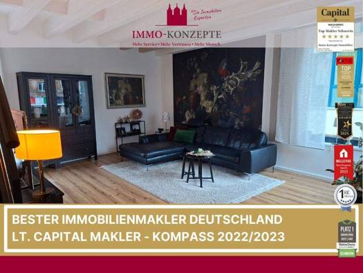Maisonette zur Miete 1.357 € 4 Zimmer 118 m² 1. Geschoss Altstadt Schwerin 19053