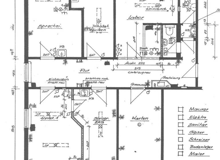 Bürofläche zur Miete 750 € 5 Zimmer 107 m² Bürofläche Hechingen 72379