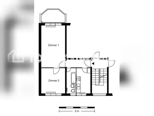 Wohnung zur Miete Tauschwohnung 381 € 2 Zimmer 49 m² 5. Geschoss Alt-Hohenschönhausen Lichtenberg 13055