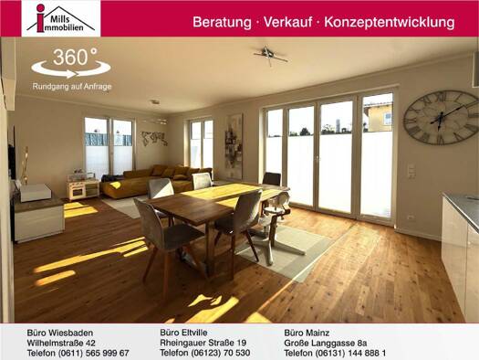 Wohnung zum Kauf 325.000 € 3,5 Zimmer 93 m² 1. Geschoss Langenlonsheim 55450