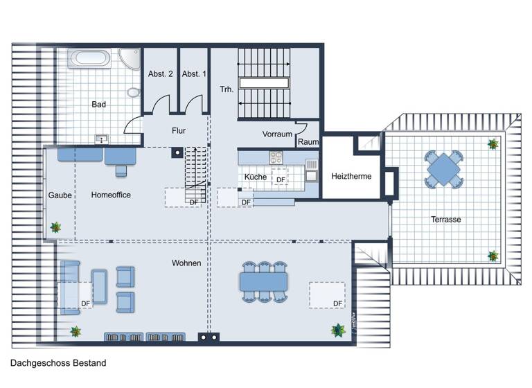 Wohnung zum Kauf 799.000 € 2 Zimmer 134 m² 4. Geschoss Ostend Frankfurt am Main 60385