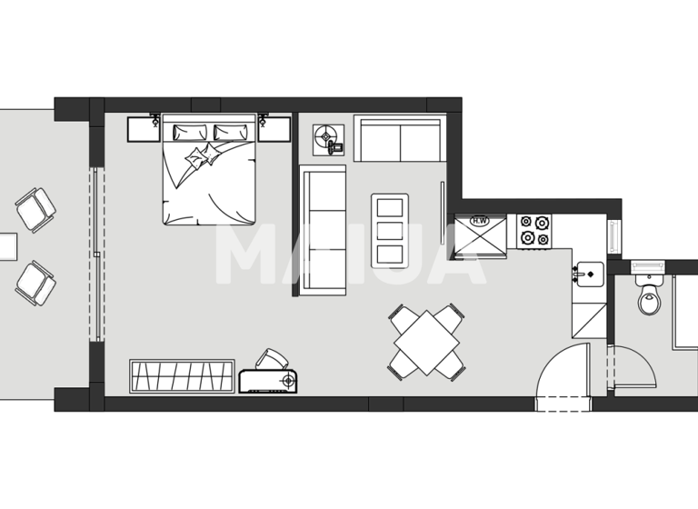 Studio zum Kauf 99.171 € 1 Zimmer 80 m² 3. Geschoss Km17 Village Road Hurghada 1962013