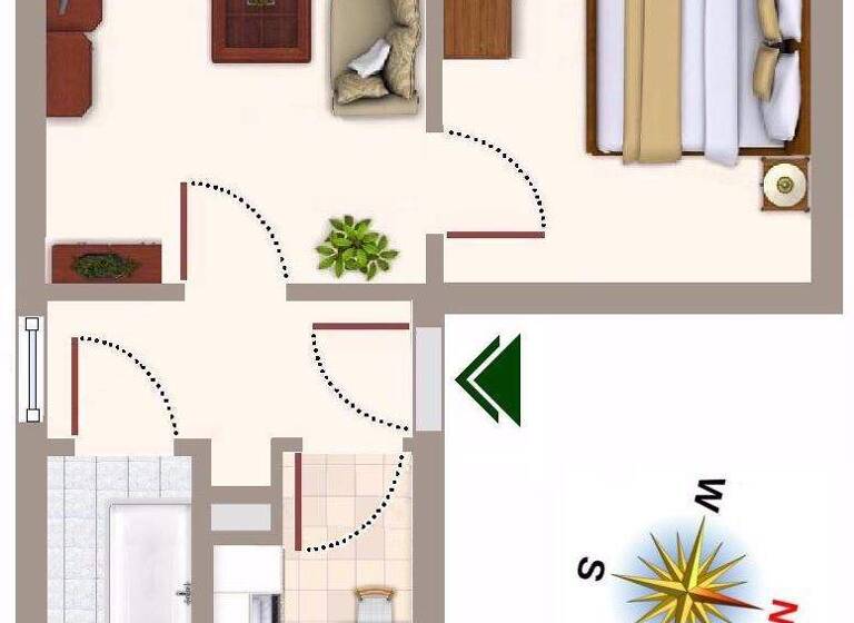 Wohnung zum Kauf als Kapitalanlage geeignet 39.500 € 2 Zimmer 45,4 m² Neukieritzsch 04575