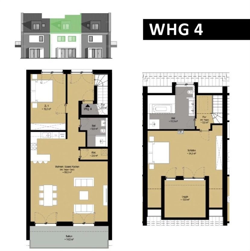 Wohnung zur Miete 2.172 € 3 Zimmer 145,8 m²<br/>Wohnfläche 1.<br/>Geschoss Rahlstedt Hamburg 22145