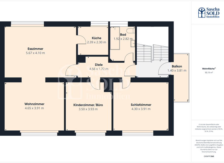 Wohnung zum Kauf 99.000 € 4 Zimmer 90 m² 1. Geschoss frei ab sofort Hassel Sankt Ingbert 66386