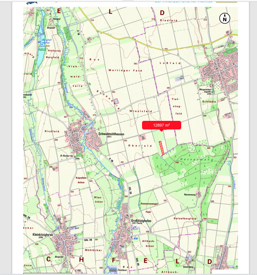 Land-/Forstwirtschaft zum Kauf 199.990 € Schwabmühlhausen Langerringen / Schwabmühlhausen 86853