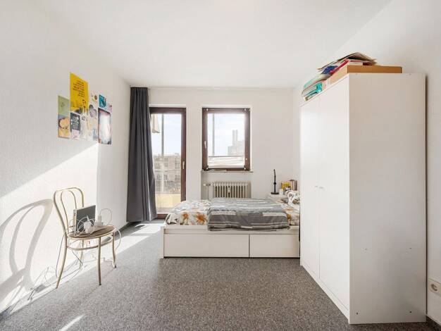 Studio zum Kauf provisionsfrei 107.000 € 1 Zimmer 23 m² 4. Geschoss Im Münchfeld 33 Hartenberg/Münchfeld Mainz 55122