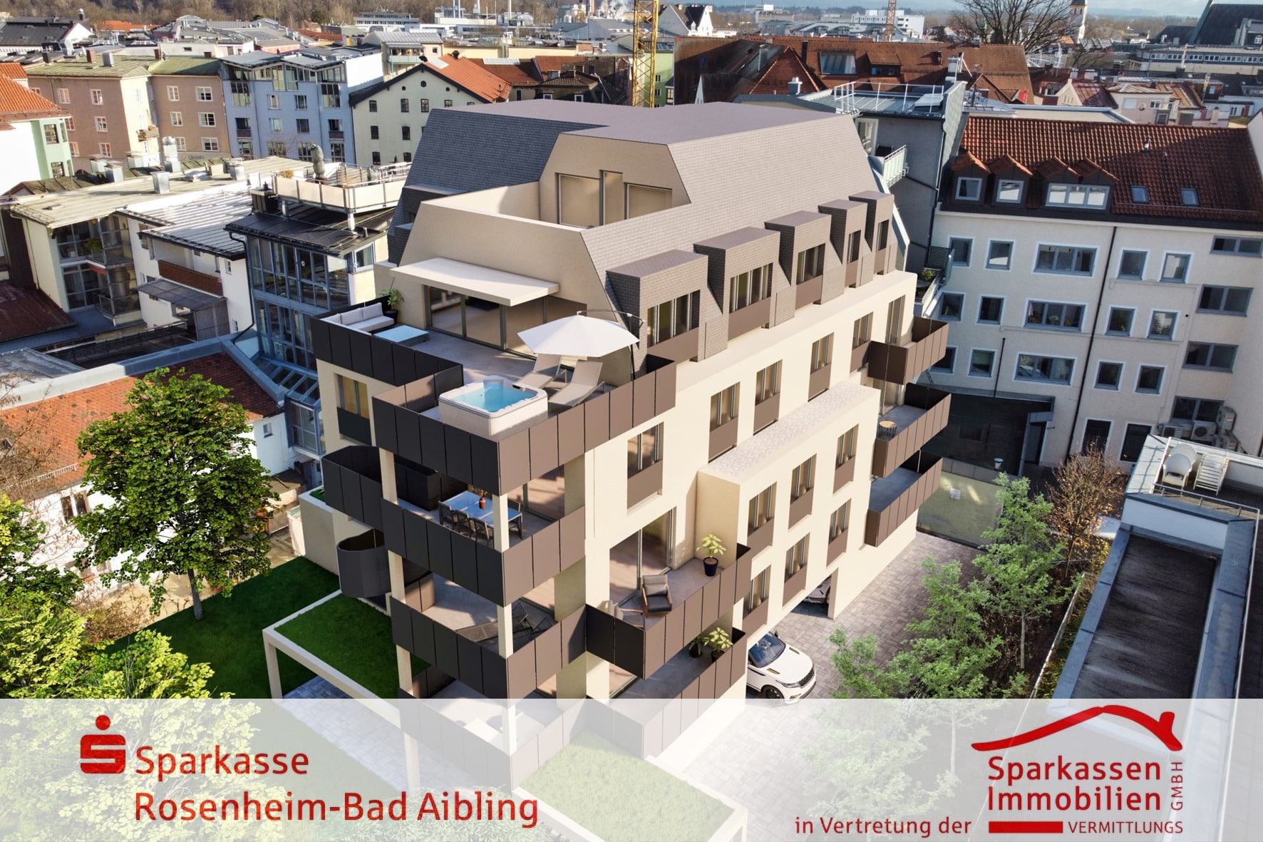 Wohnung zum Kauf provisionsfrei 825.500 € 3 Zimmer 96 m²<br/>Wohnfläche 1.<br/>Geschoss Rosenheim 83022