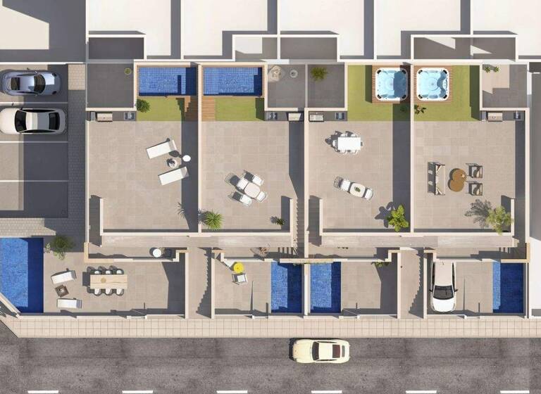 Reihenmittelhaus zum Kauf - Erstbezug provisionsfrei 319.900 € 3 Zimmer 79 m² San Pedro del Pinatar 30740