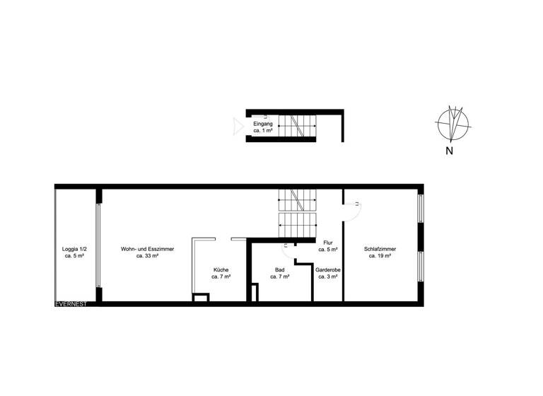 Wohnung zum Kauf 349.000 € 4 Zimmer 113 m² 6. Geschoss Junkersdorf Köln 50858