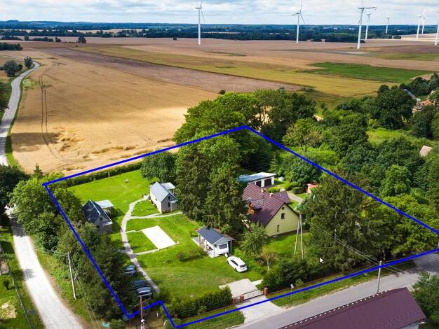 Einfamilienhaus zum Kauf provisionsfrei 479.000 € 6 Zimmer 144 m² 4.699 m² Grundstück gmina Karnice 72-343