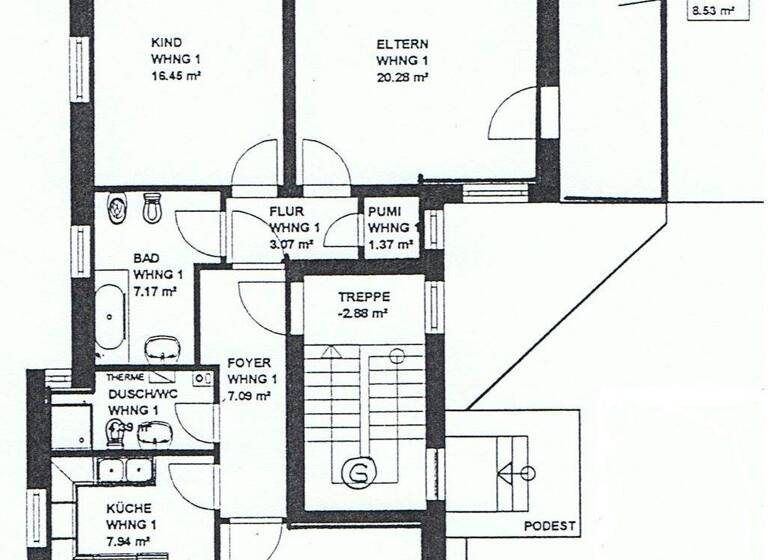 Wohnung zur Miete 850 € 3 Zimmer 108 m² 1. Geschoss frei ab sofort Seesener Landstraße 9A Northeim 37154