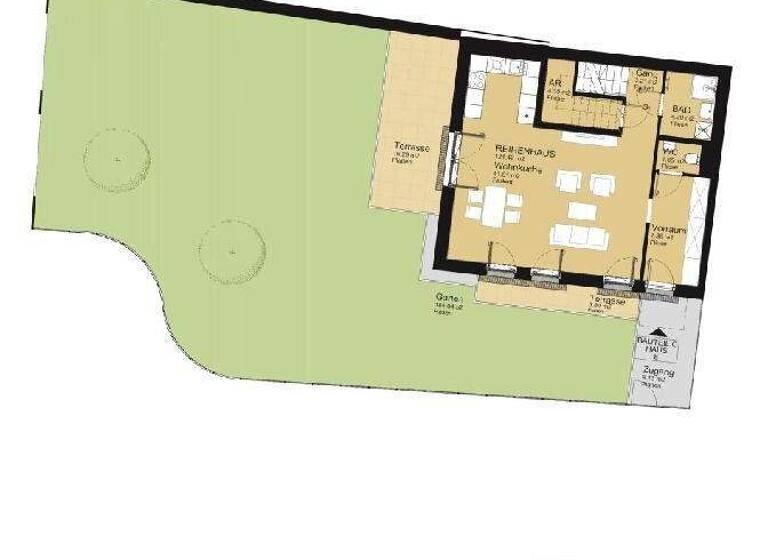 Reihenmittelhaus zum Kauf - Erstbezug 945.000 € 4 Zimmer 121,4 m² Wien,Favoriten 1100