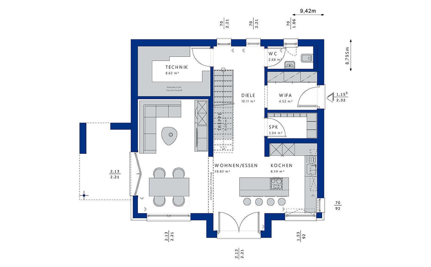 Einfamilienhaus zum Kauf 537.390 € 5 Zimmer 137 m²<br/>Wohnfläche 459 m²<br/>Grundstück Uellendahl - Ost Wuppertal 42111