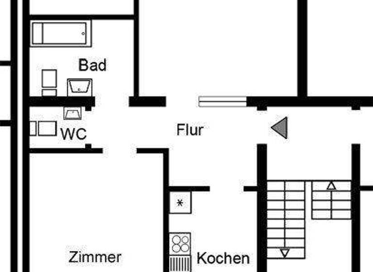 Wohnung zur Miete 750 € 3 Zimmer 76,2 m² 2. Geschoss frei ab 01.06.2026 Duisburger Str. 243 Alt-Hamborn Duisburg 47166