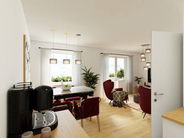 Wohnung zur Miete 253 € 2 Zimmer 49,2 m² EG Ernst-Moritz-Arndt-Str. 16 Yorckgebiet Chemnitz 09130