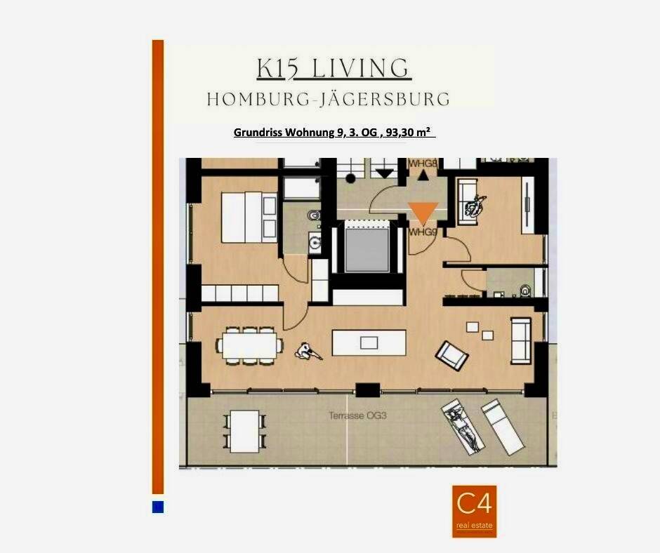 Penthouse zum Kauf 390.000 € 3 Zimmer 93,3 m²<br/>Wohnfläche 3.<br/>Geschoss Jägersburg Homburg 66424