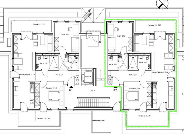 Wohnung zur Miete 1.444 € 3 Zimmer 96,3 m²<br/>Wohnfläche 1.<br/>Geschoss ab sofort<br/>Verfügbarkeit Neustadt Brandenburg an der Havel 14776