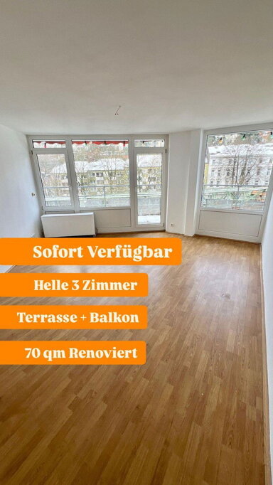 Wohnung zur Miete 700 € 3 Zimmer 70 m² 5. Geschoss frei ab 01.02.2025 Am Brögel 4 Friedrich-Engels-Allee Wuppertal 42285