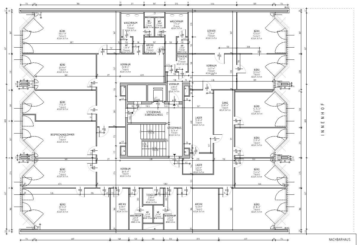 Bürofläche zur Miete 10 € 425,2 m²<br/>Bürofläche Wien 1050