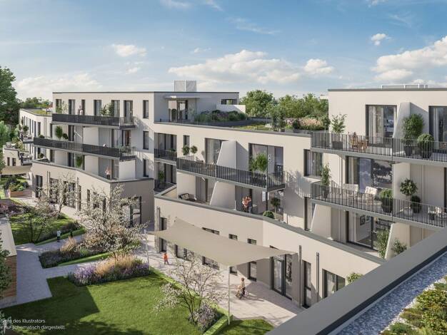 Wohnung zum Kauf - Neubau provisionsfrei 579.000 € 2 Zimmer 59,8 m² 2. Geschoss Lilli-Kurowski-Straße 1 Feldmoching-Hasenbergl München 80995