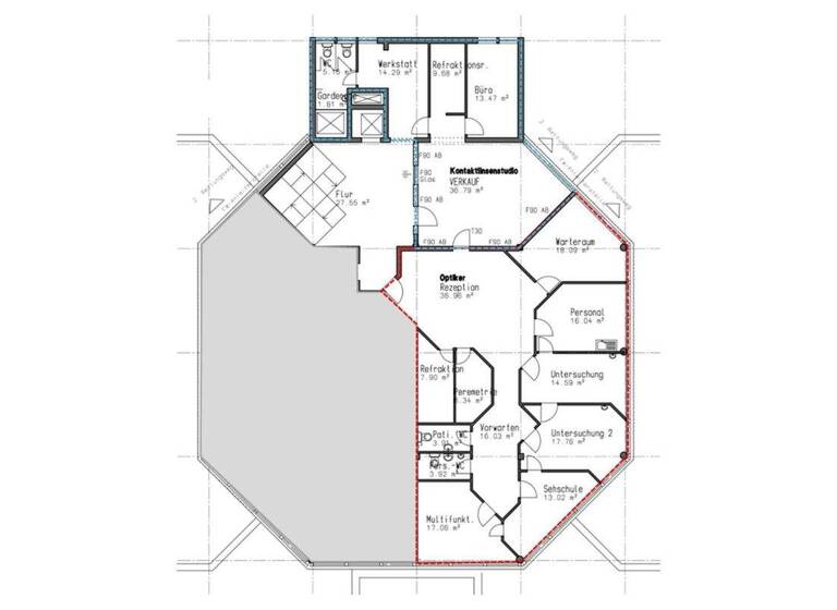 Bürofläche zur Miete provisionsfrei 253 m² Bürofläche Gerhard-Malina-Straße 1a Innenstadt Dinslaken 46537