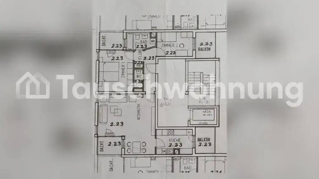 Wohnung zur Miete Tauschwohnung 1.300 € 3,5 Zimmer 86 m² Neustadt Mainz 55118
