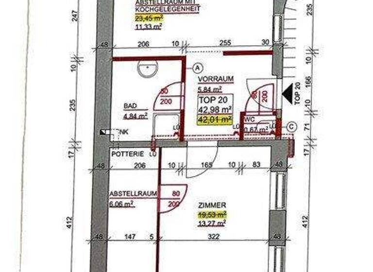 Studio zum Kauf 149.000 € 1 Zimmer 43 m² 2. Geschoss Wien,Rudolfsheim-Fünfhaus 1150