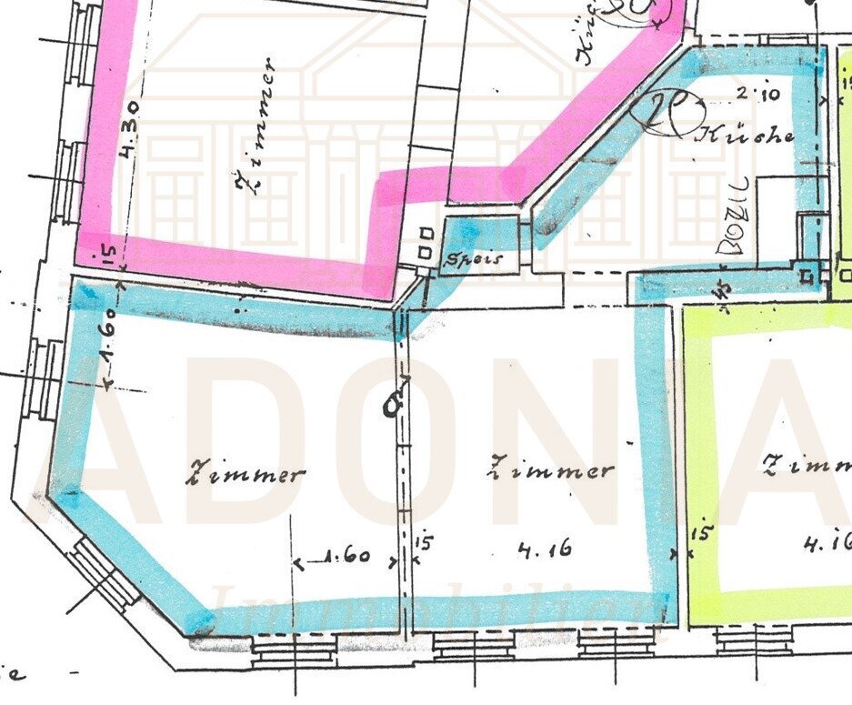 Wohnung zum Kauf 168.900 € 2 Zimmer 56,5 m²<br/>Wohnfläche 3.<br/>Geschoss Van-der-Nüll-Gasse Wien 1100