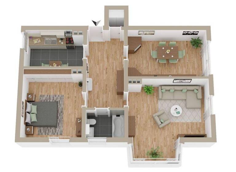 Wohnung zum Kauf 260.000 € 3 Zimmer 74 m² 3. Geschoss Altstadt Kiel 24103