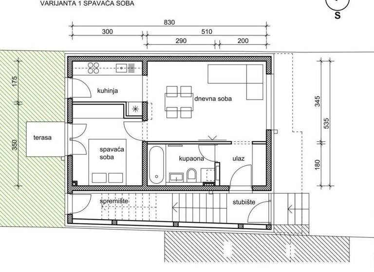 Wohnung zum Kauf 197.220 € 3 Zimmer 52 m² 1. Geschoss Donja Dubrava 0