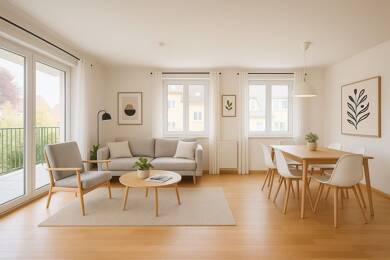 Wohnung zur Miete 1.350 € 3 Zimmer 90,7 m² 1. Geschoss frei ab sofort Silcherstraße 12 Ludwigsburg - Süd Ludwigsburg 71638