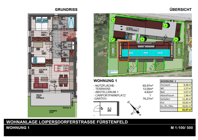 Wohnung zum Kauf provisionsfrei 271.406 € 3 Zimmer 66 m²<br/>Wohnfläche Fürstenfeld 8280