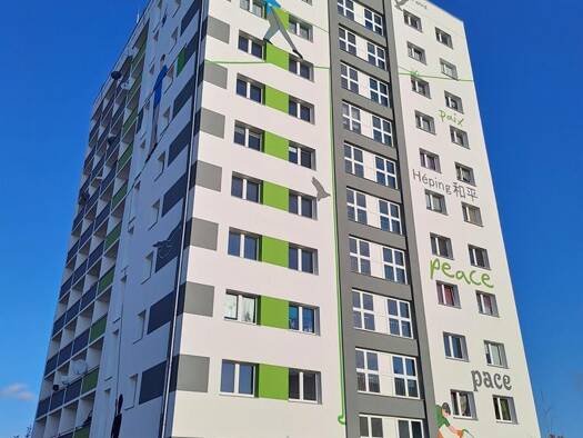 Wohnung zur Miete 345 € 2 Zimmer 61,1 m² 2. Geschoss frei ab 01.10.2026 Hochhaus 1 Sandersdorf Sandersdorf-Brehna 06792