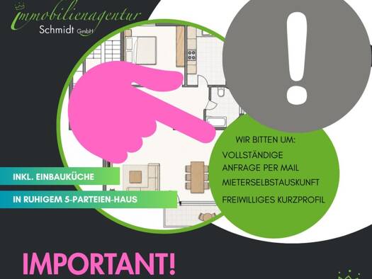 Wohnung zur Miete 490 € 2 Zimmer 56 m² 1. Geschoss Idar-Oberstein 55743
