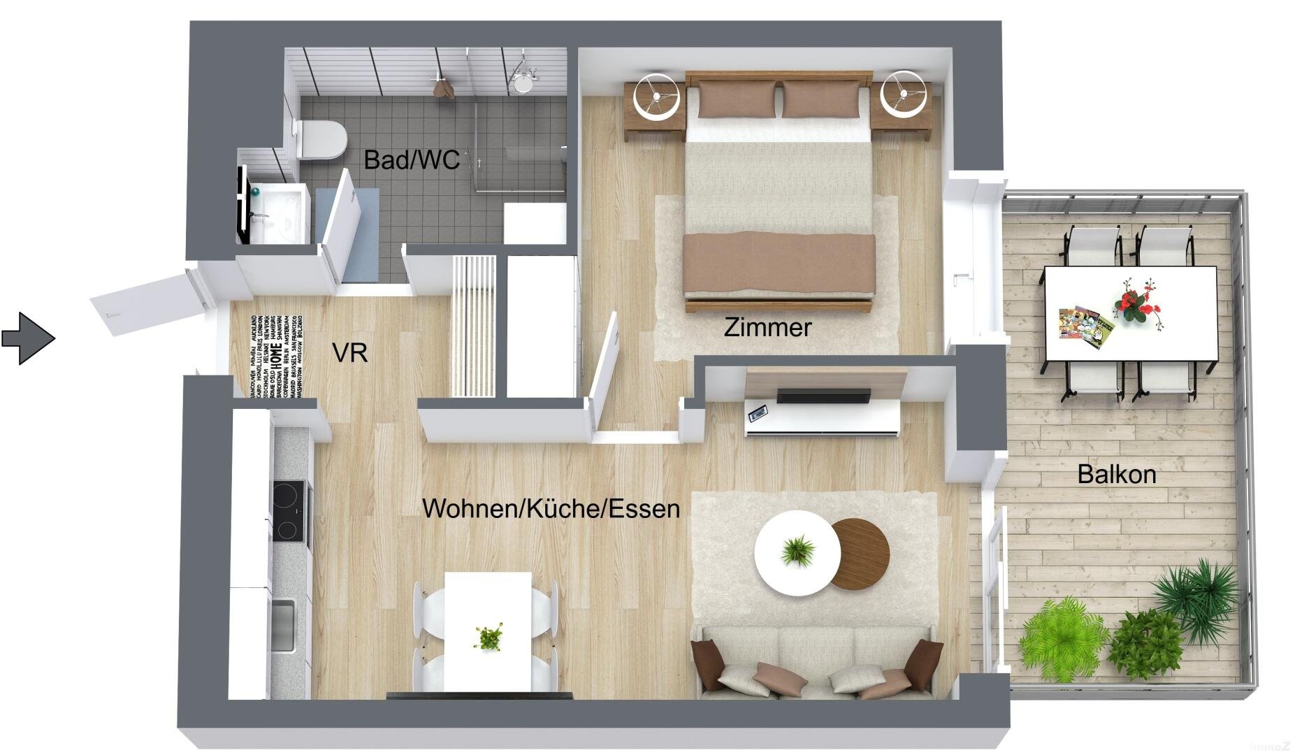 Maisonette zum Kauf 218.776 € 2 Zimmer 36,9 m²<br/>Wohnfläche 1.<br/>Geschoss Eggenberg Graz 8020