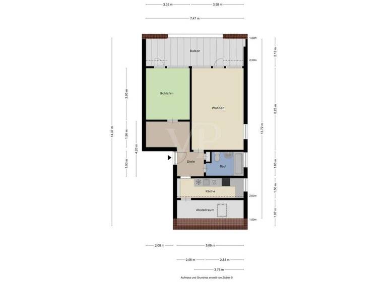 Wohnung zum Kauf 270.000 € 2,5 Zimmer 74 m² 2. Geschoss Mehlem Bad Godesberg / Mehlem 53179