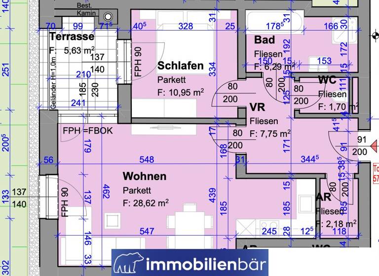 Wohnung zur Miete 521 € 2 Zimmer 57,5 m² EG frei ab 01.05.2026 Negrellistraße 2 Ansfelden 4053