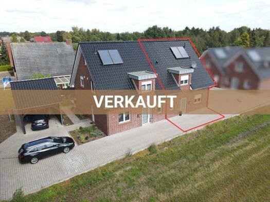 Doppelhaushälfte zum Kauf 289.950 € 4 Zimmer 124,1 m² 127 m² Grundstück Papenburg 26871