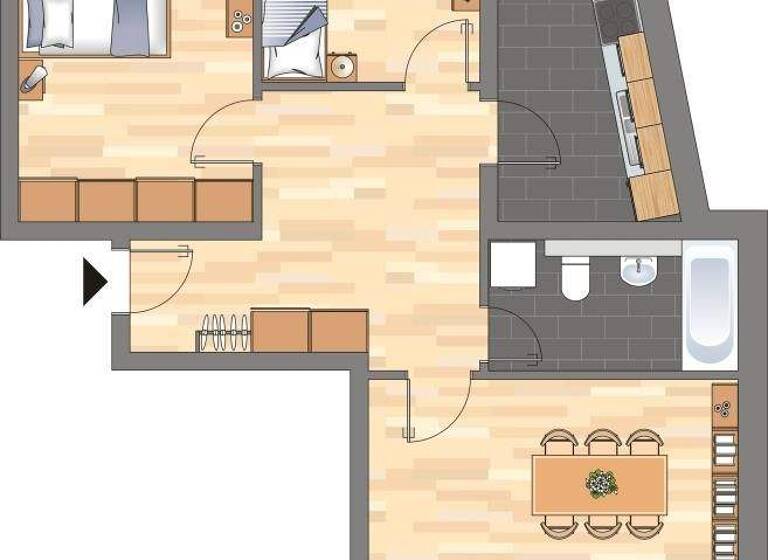 Wohnung zur Miete 831 € 3 Zimmer 91 m² EG frei ab 14.03.2026 In der Mitte 4 Oberaußem Bergheim 50129