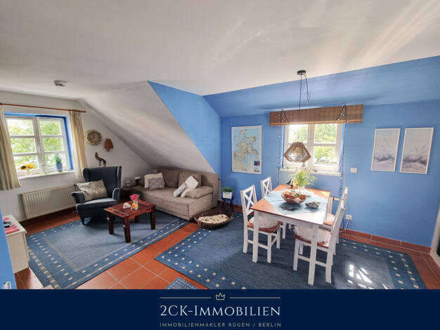 Wohnung zum Kauf 119.000 € 2 Zimmer 40 m² Dachgeschoss, 1. Geschoss Nonnevitz Dranske 18556
