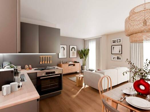 Wohnung zum Kauf - Neubau provisionsfrei 329.900 € 2 Zimmer 52,2 m² EG Lilli-Marx-Str. 36 Benrath Stadtbezirk 9 40597