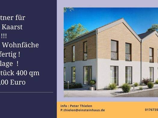 Doppelhaushälfte zum Kauf - Erstbezug provisionsfrei 712.900 € 5 Zimmer 155 m² 400 m² Grundstück Kaarst-Ost Kaarst 41564