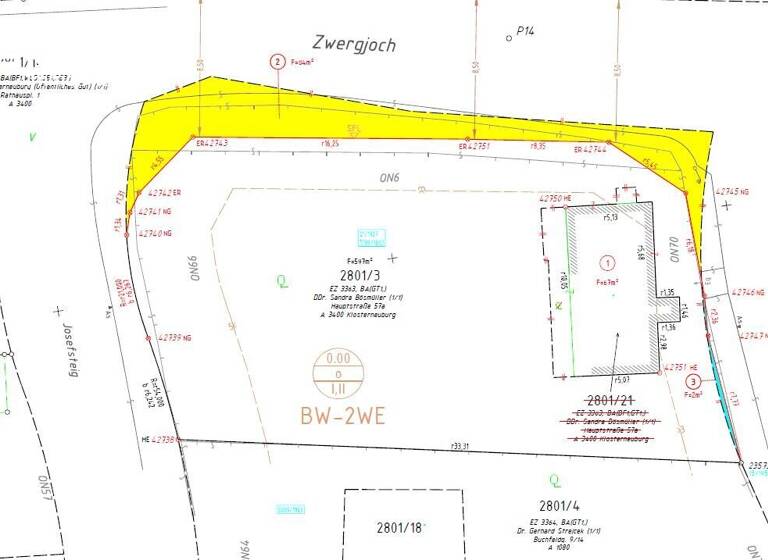 Grundstück zum Kauf 699.000 € 597 m² Grundstück Josefsteig 66 Klosterneuburg 3400