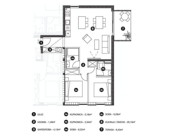 Wohnung zum Kauf 248.000 € 2 Zimmer 59 m² Hvar
