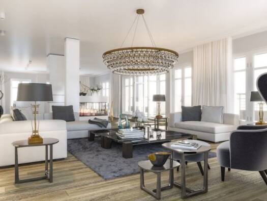 Wohnung zur Miete 3.000 € 4 Zimmer 127 m² 3. Geschoss Düsseldorf 40213